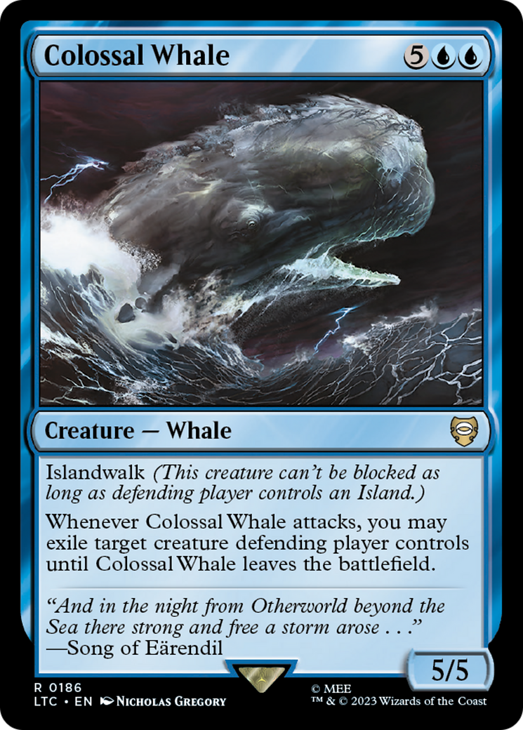 Colossal Whale [The Lord of the Rings: Tales of Middle-Earth Commander] | The Clever Kobold