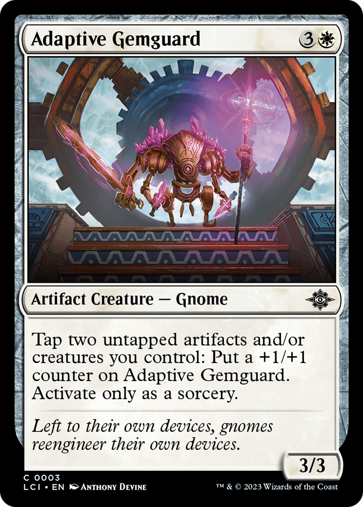 Adaptive Gemguard [The Lost Caverns of Ixalan] | The Clever Kobold