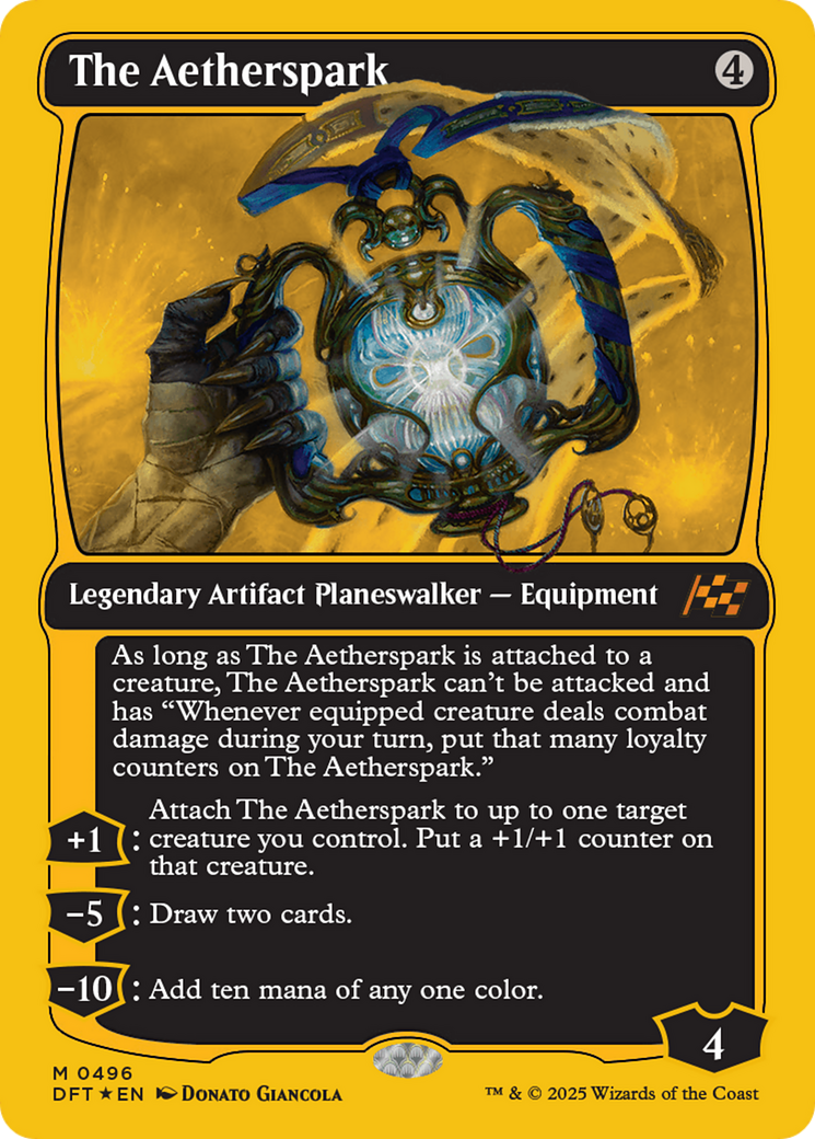 The Aetherspark (First-Place Foil) [Aetherdrift] | The Clever Kobold