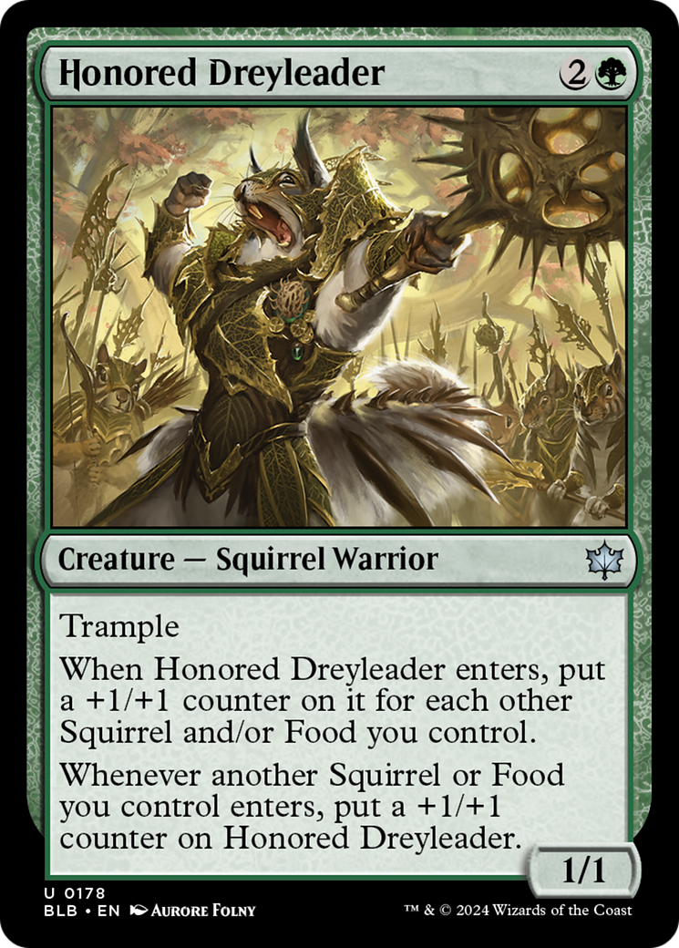 Honored Dreyleader [Bloomburrow] | The Clever Kobold