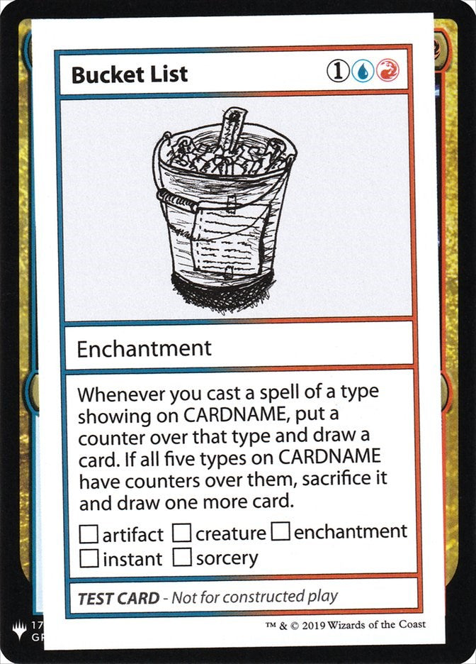 Bucket List [CMB1 - N/A]