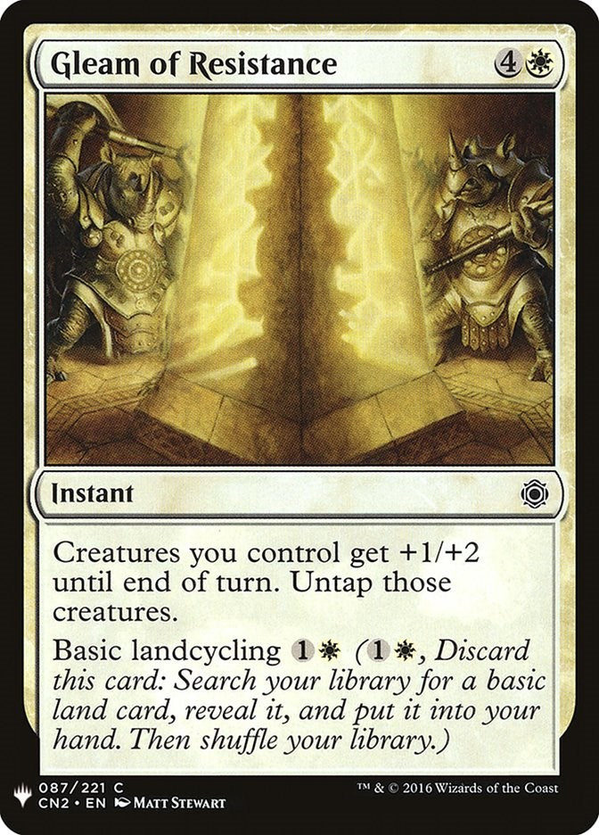 Gleam of Resistance [LIST - 87]