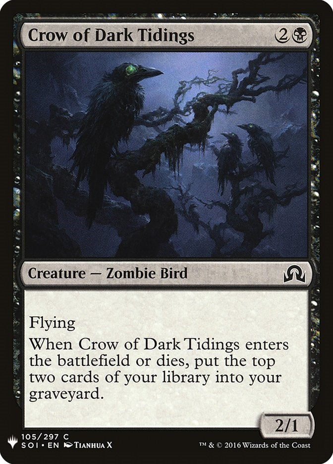 Crow of Dark Tidings [LIST - 105]