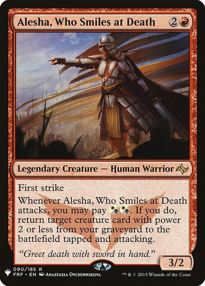 Alesha, Who Smiles at Death [LIST - 090/185]