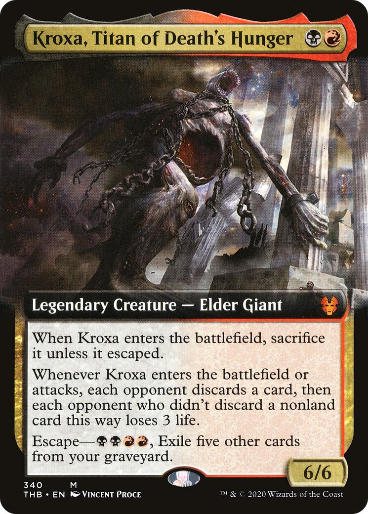 Kroxa, Titan of Death's Hunger (Extended Art) [THB - 340]