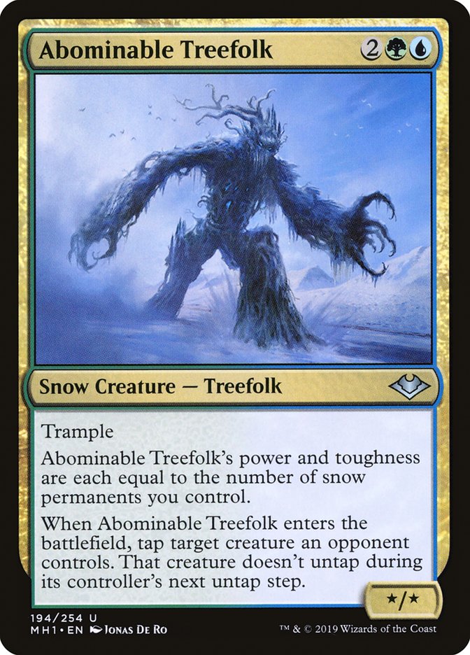 Abominable Treefolk [Modern Horizons] | The Clever Kobold