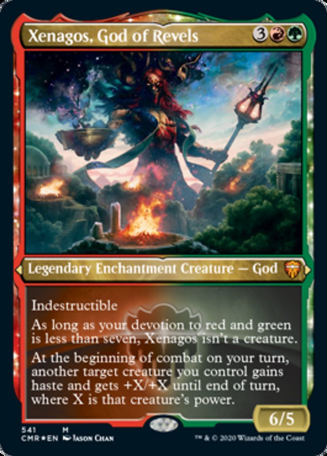 Xenagos, God of Revels (Etched) [Commander Legends] | The Clever Kobold