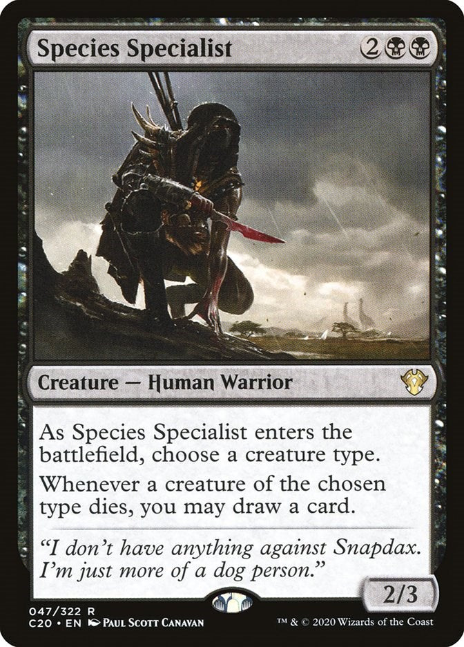 Species Specialist [C20 - 47]