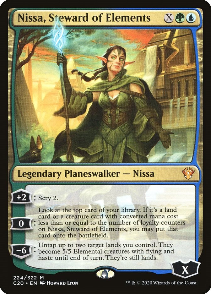 Nissa, Steward of Elements [C20 - 224]