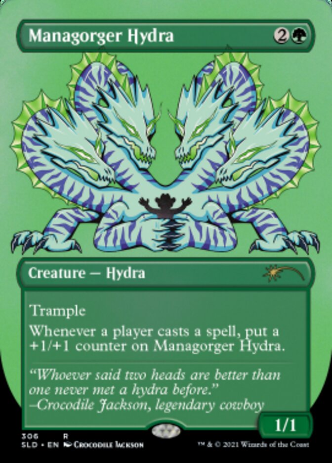 Managorger Hydra (Borderless) [Secret Lair Drop Series] | The Clever Kobold