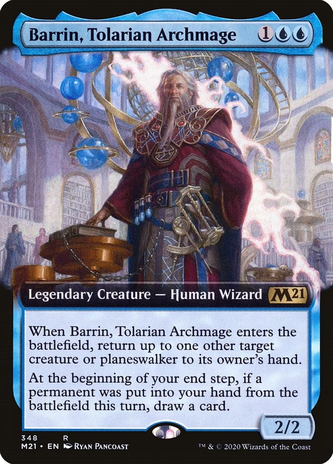 Barrin, Tolarian Archmage (Extended Art) [M21 - 348]