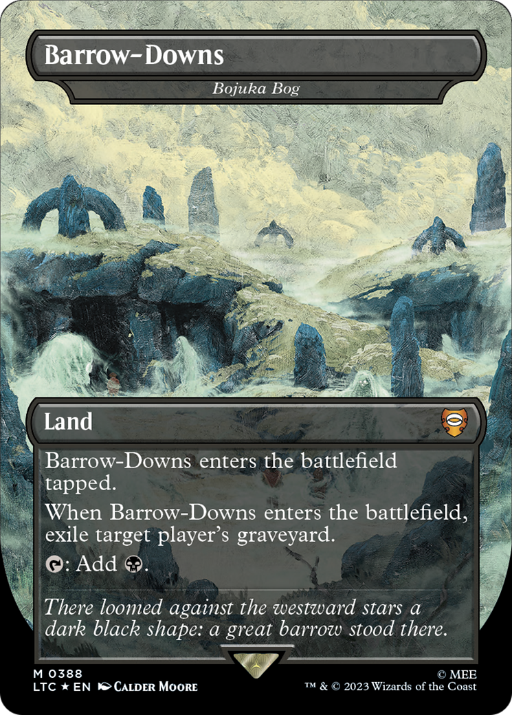 Barrow-Downs - Bojuka Bog (Surge Foil Realms and Relics) [The Lord of the Rings: Tales of Middle-Earth Commander] | The Clever Kobold