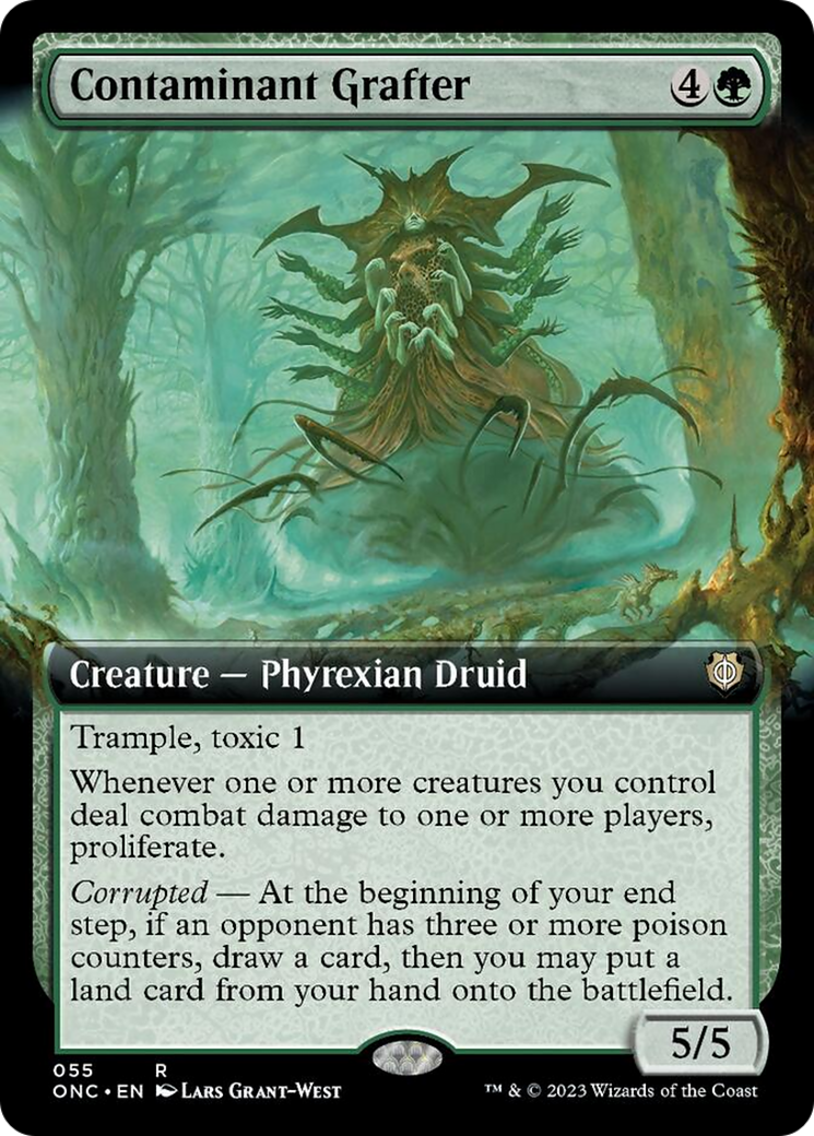 Contaminant Grafter (Extended Art) [Phyrexia: All Will Be One Commander] | The Clever Kobold