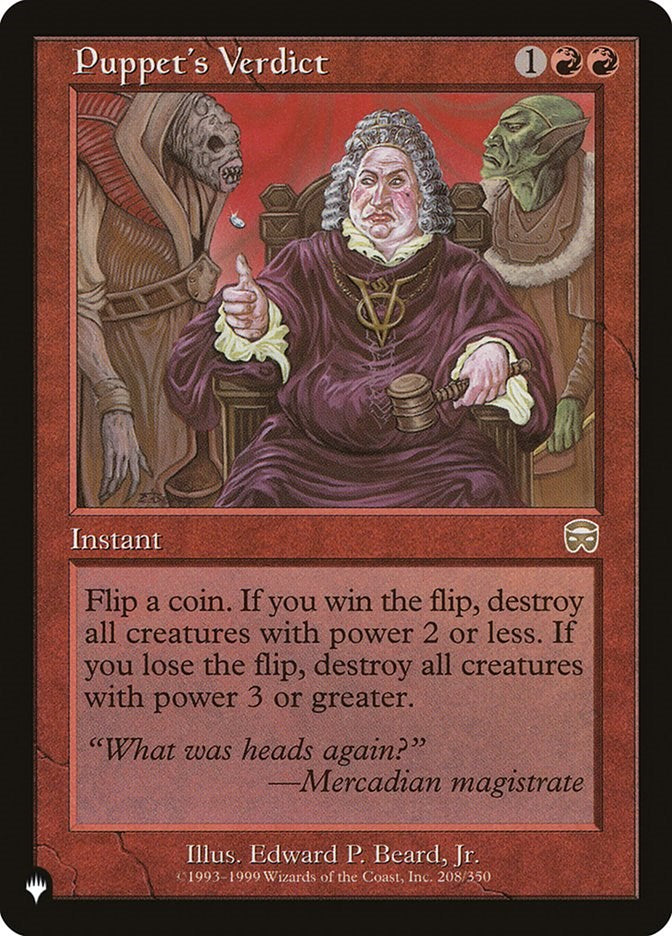 Puppet's Verdict [LIST - 208/350]