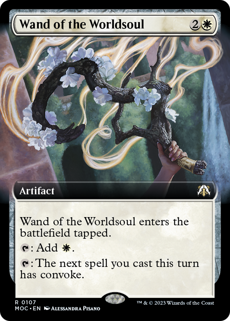 Wand of the Worldsoul (Extended Art) [March of the Machine Commander] | The Clever Kobold