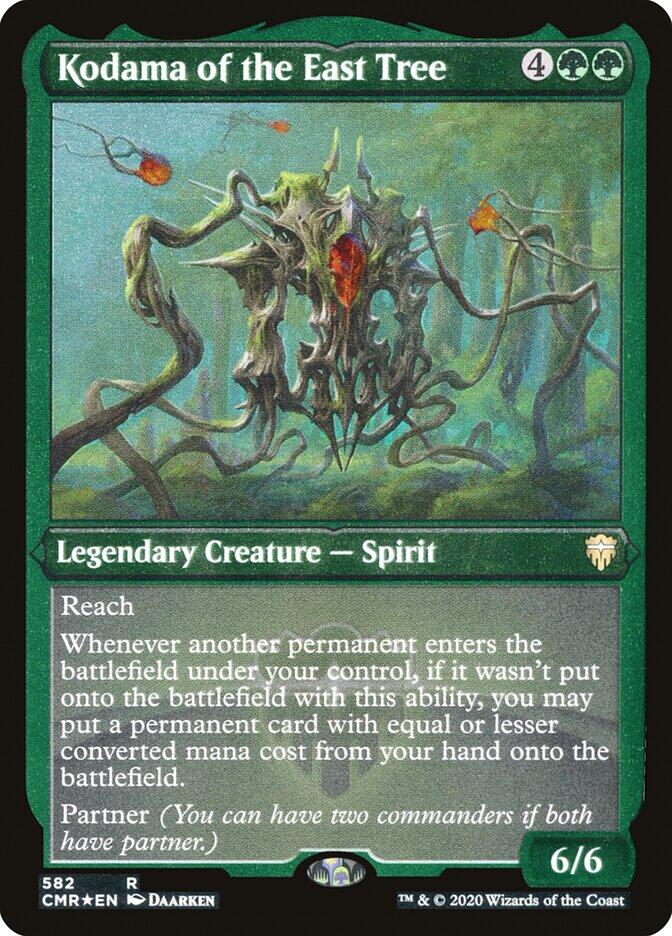 Kodama of the East Tree (Foil Etched) [CMR - 582]
