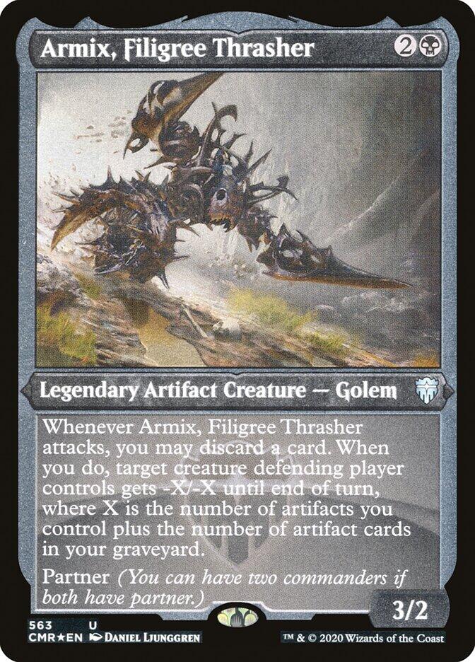 Armix, Filigree Thrasher (Foil Etched) [CMR - 563]