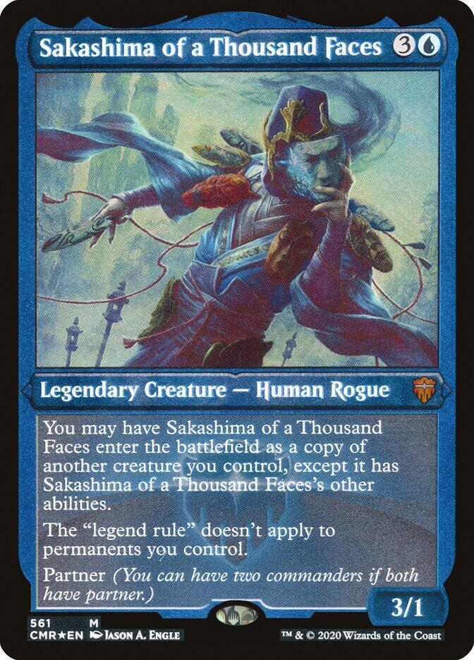 Sakashima of a Thousand Faces (Foil Etched) [CMR - 561]