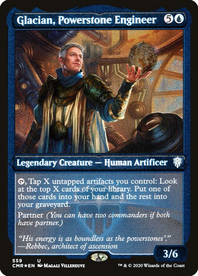 Glacian, Powerstone Engineer (Foil Etched) [CMR - 559]