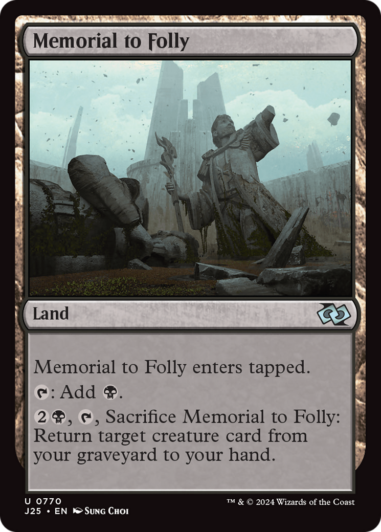 Memorial to Folly [Foundations Jumpstart] | The Clever Kobold