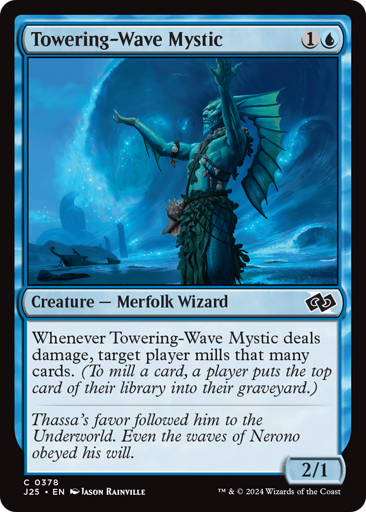 Towering-Wave Mystic [Foundations Jumpstart] | The Clever Kobold