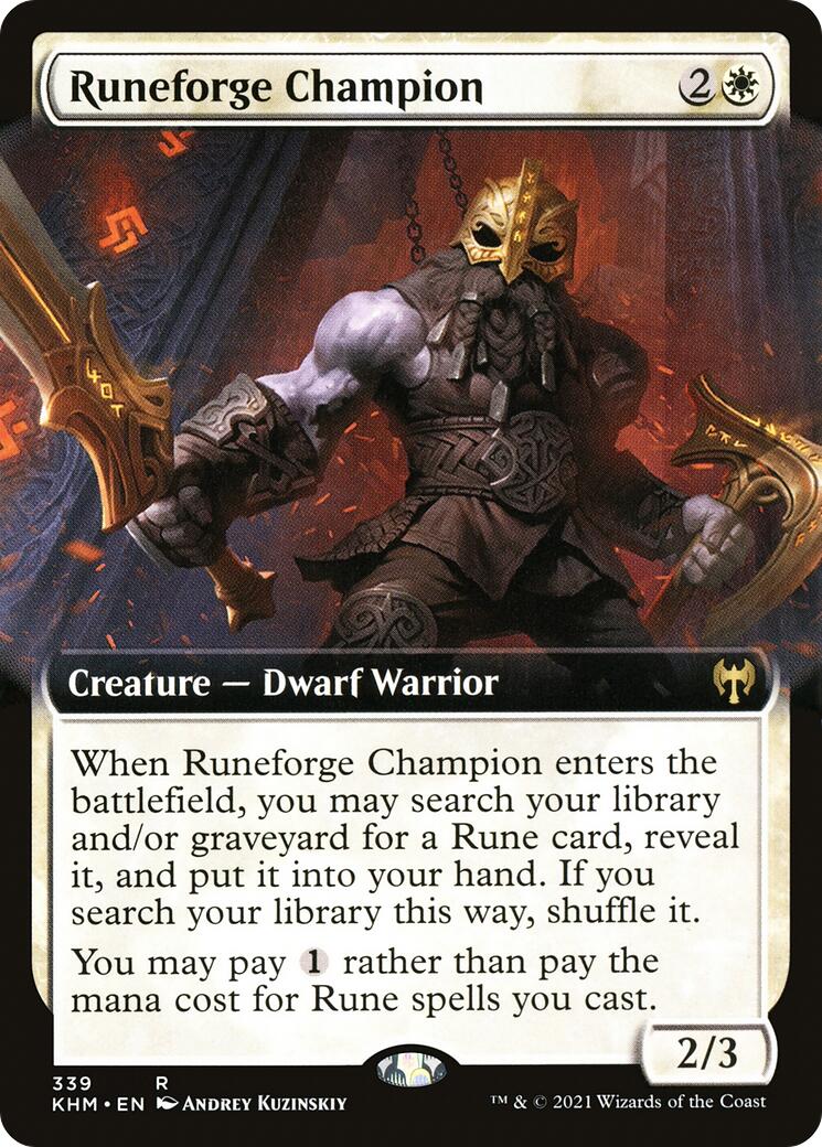 Runeforge Champion (Extended Art) [KHM - 339]