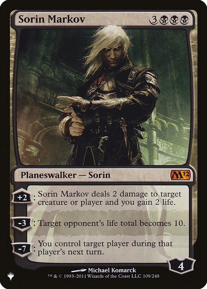 Sorin Markov [The List] | The Clever Kobold