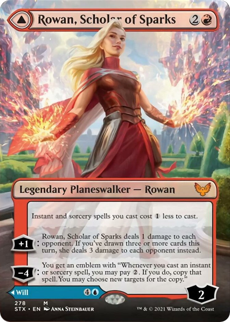 Rowan, Scholar of Sparks (Borderless)