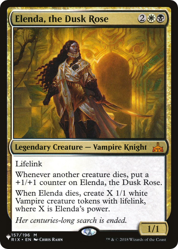 Elenda, the Dusk Rose [LIST - 157/196]