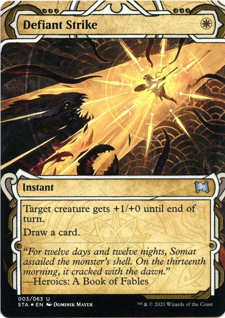Defiant Strike (Foil Etched) [STA - 3]