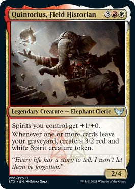 Quintorius, Field Historian [STX - 220]