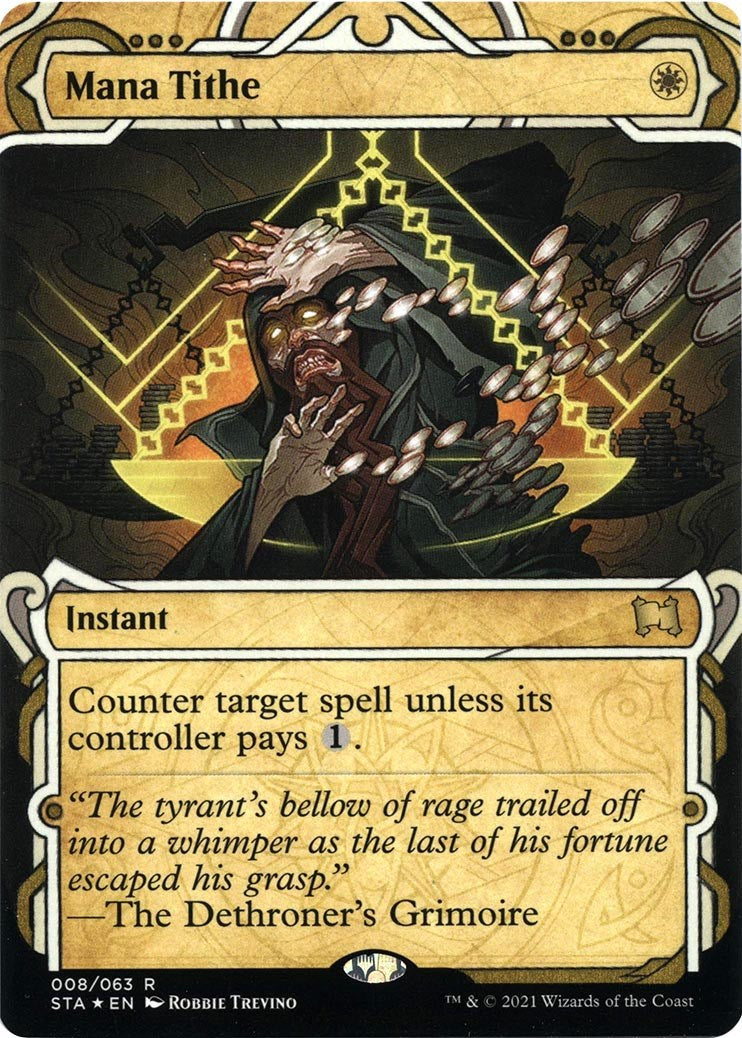 Mana Tithe (Foil Etched) [STA - 8]