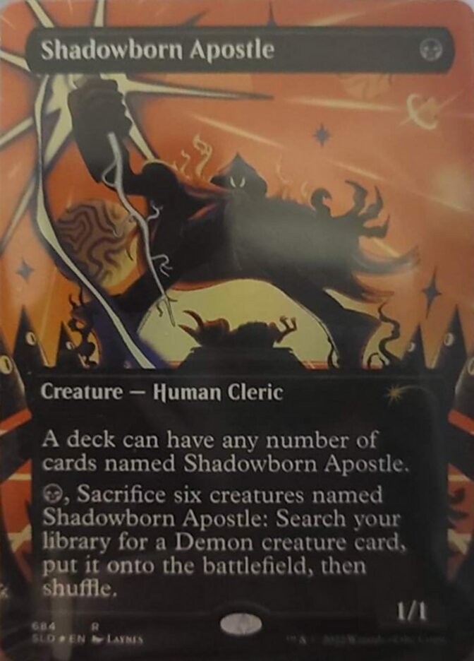 Shadowborn Apostle (Borderless) (684) [Secret Lair Drop Promos] | The Clever Kobold