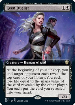 Keen Duelist (Extended Art) [C21 - 369]