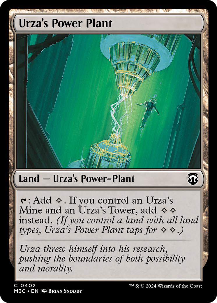 Urza's Power Plant (Ripple Foil) [Modern Horizons 3 Commander] | The Clever Kobold