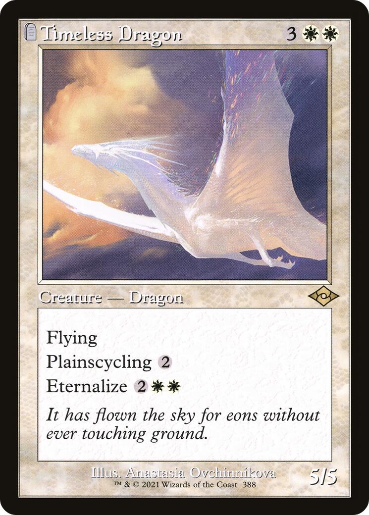 Timeless Dragon (Retro Frame)