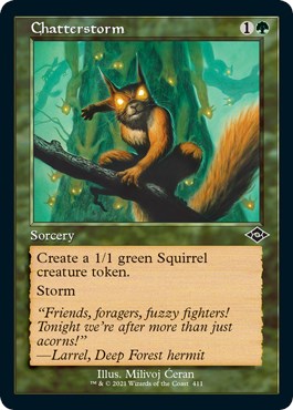 Chatterstorm (Retro Frame) (Foil Etched) [MH2 - 411]