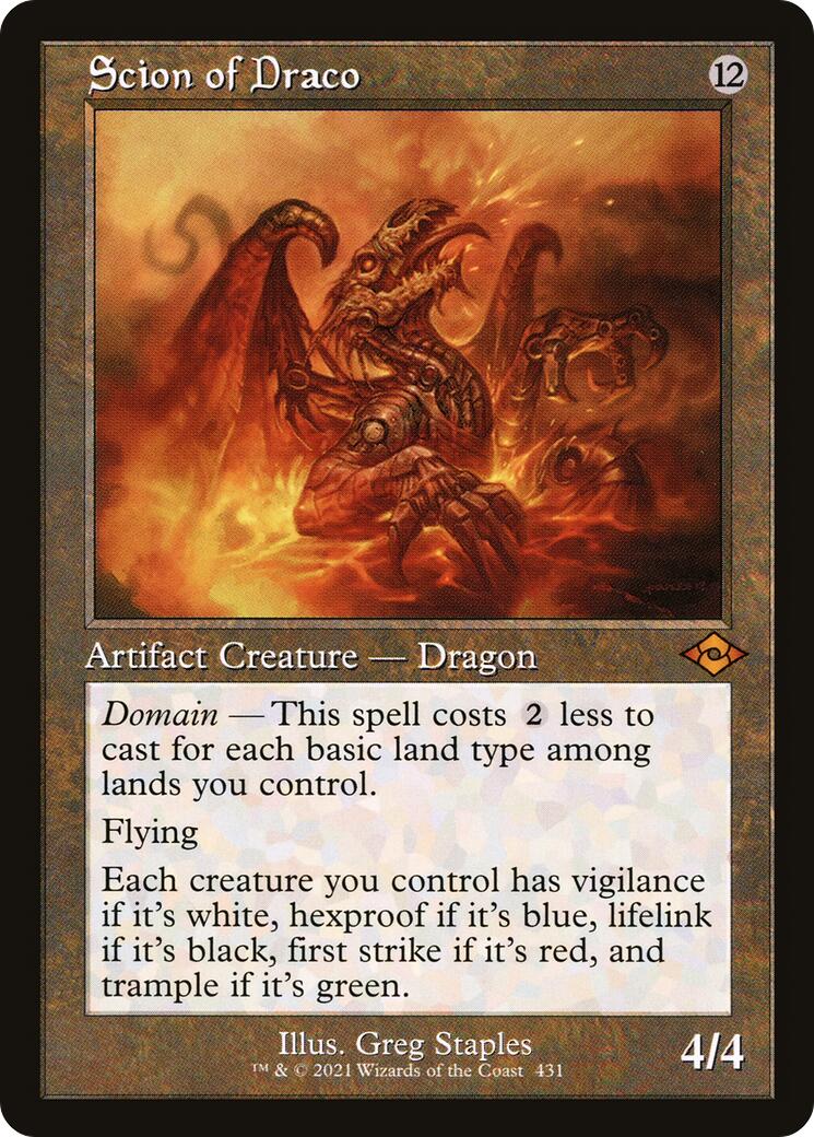 Scion of Draco (Retro Frame)