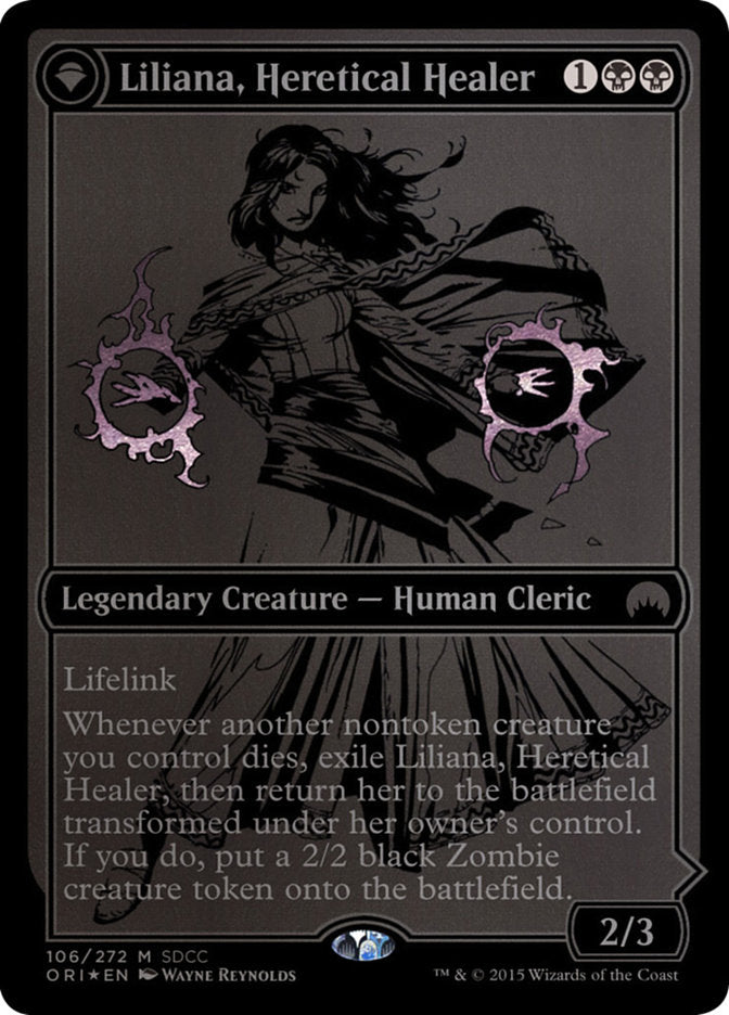 Liliana, Heretical Healer // Liliana, Defiant Necromancer [San Diego Comic-Con 2015] | The Clever Kobold