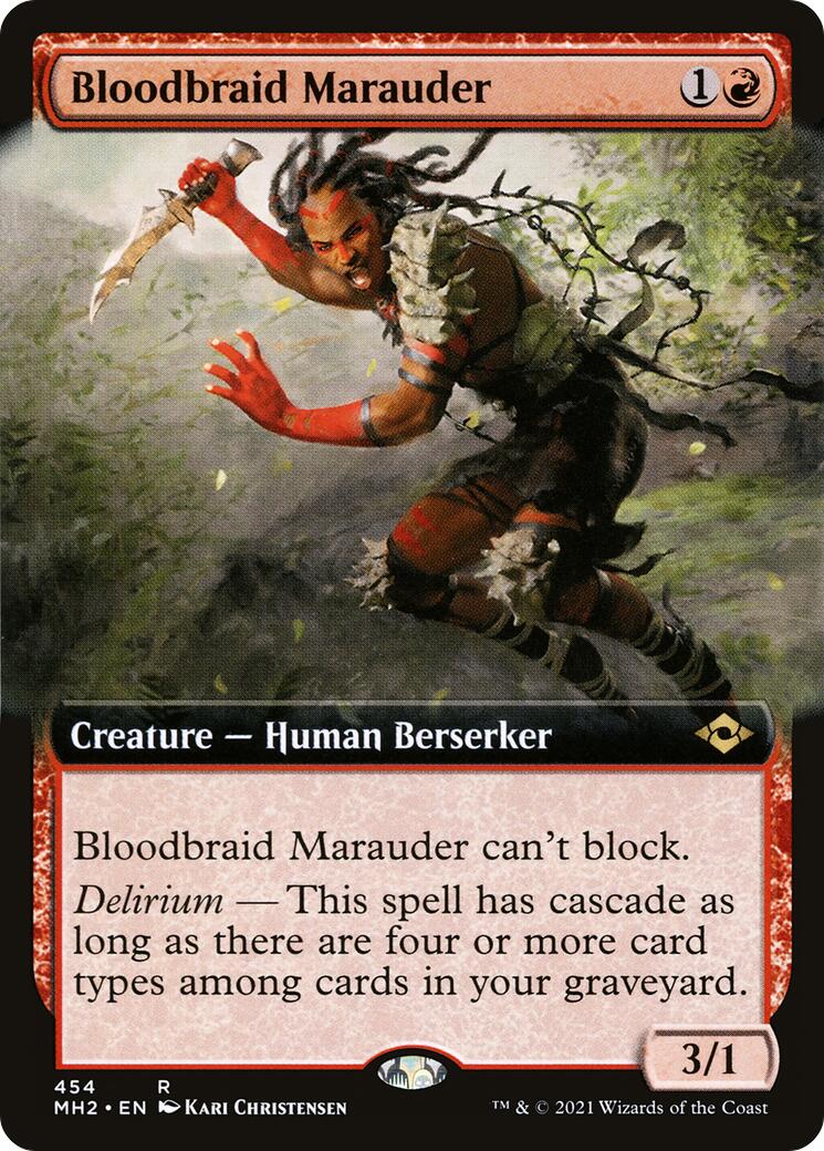 Bloodbraid Marauder (Extended Art) [MH2 - 454]