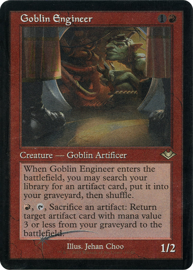 Goblin Engineer (Retro Frame) (Foil Etched) [MH1 - 16]