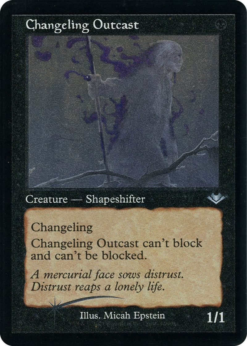Changeling Outcast (Retro Frame) (Foil Etched) [MH1 - 12]