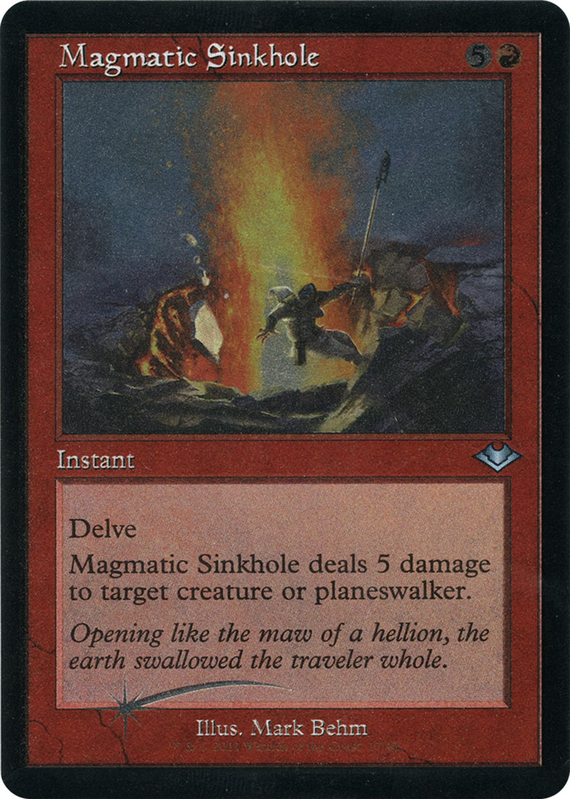 Magmatic Sinkhole (Retro Frame) (Foil Etched)