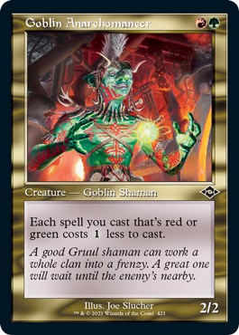 Goblin Anarchomancer (Retro Frame) (Foil Etched) [MH2 - 421]
