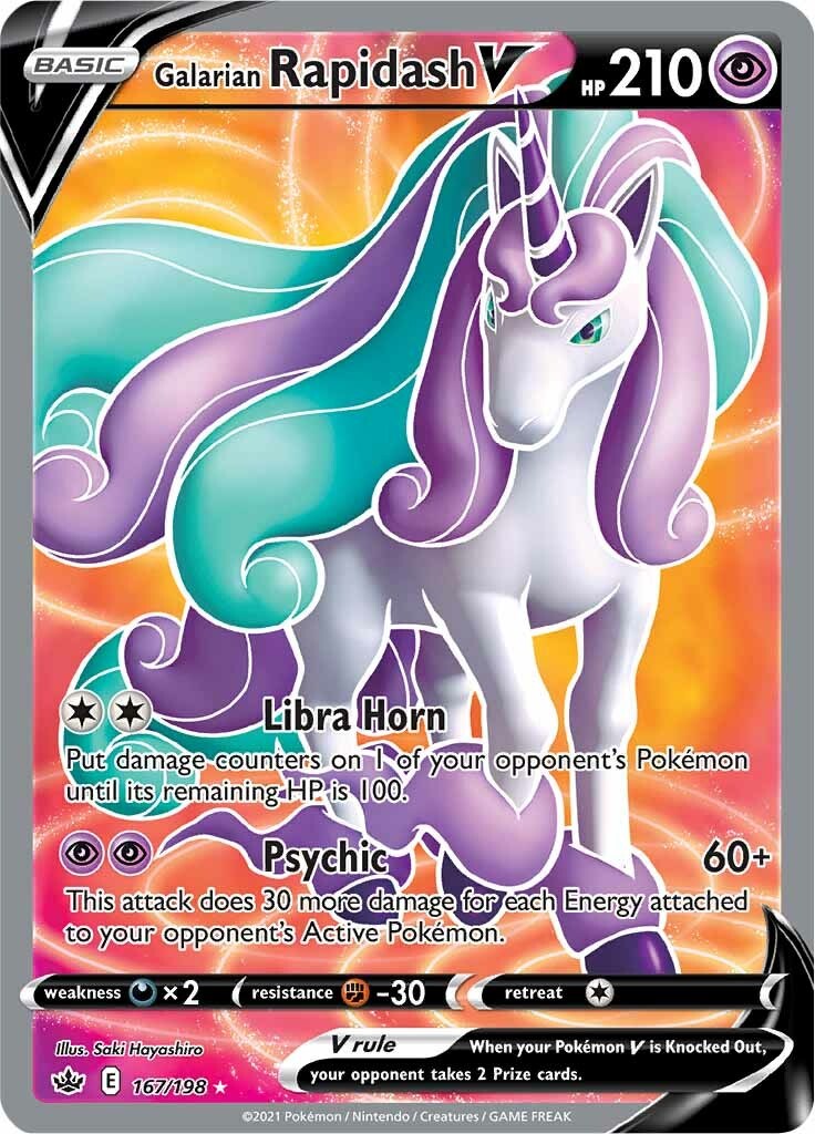 Galarian Rapidash V (Full Art) [SWSH06 - 167/198]