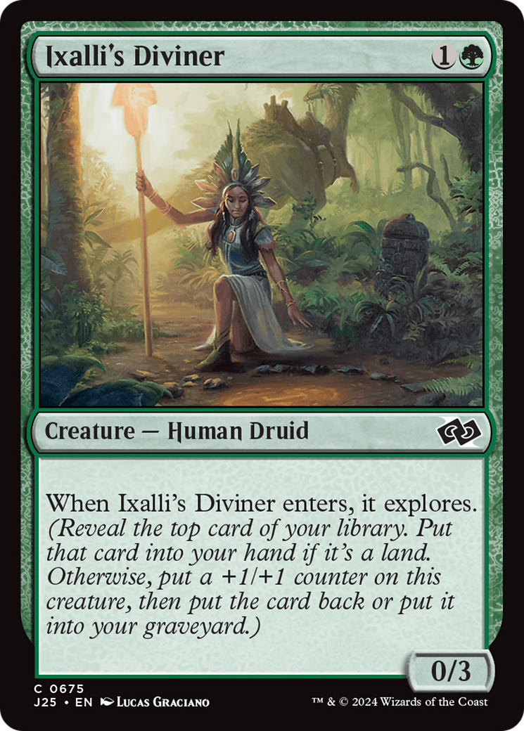 Ixalli's Diviner [Foundations Jumpstart] | The Clever Kobold