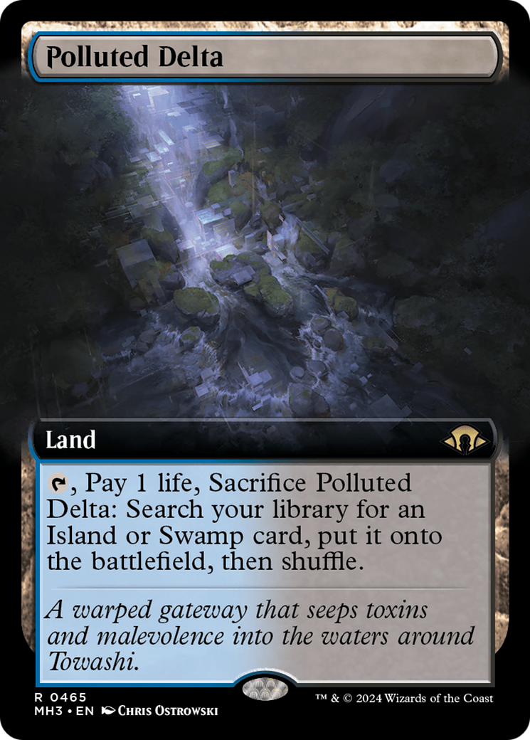 Polluted Delta (Extended Art) [Modern Horizons 3] | The Clever Kobold