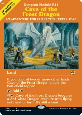 Cave of the Frost Dragon (Dungeon Module) [AFR - 350]