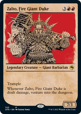 Zalto, Fire Giant Duke (Showcase)