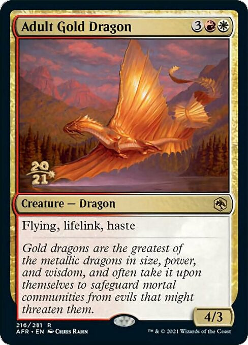 Adult Gold Dragon [PRE - 216]